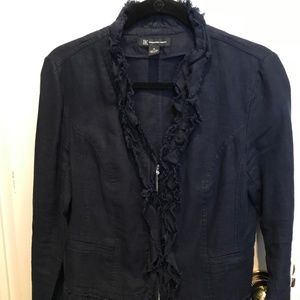 INC Linen Ruffle Jackets